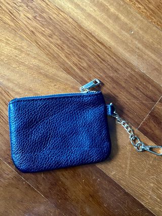 Borsellino nero in vera pelle