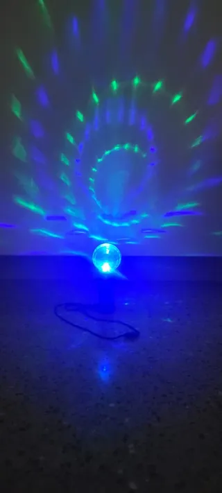 Linterna LED (luz azul y verde)