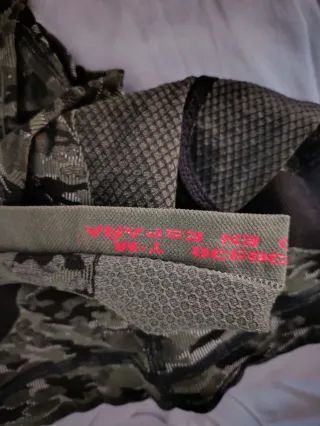 Pantalón corto running camuflaje