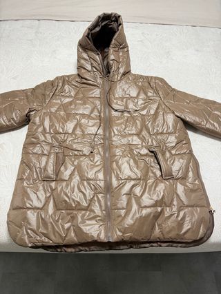 Abrigo marca Vellor talla 3XL Marrón, Nuevo