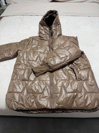 Abrigo marca Vellor talla 3XL Marrón, Nuevo