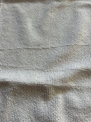 Set di 3 tappeti beige in tessuto