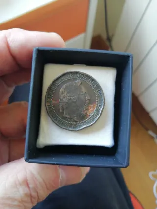 Moneda 10 Céntimos de peseta 1875