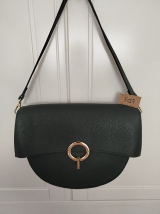 Bolso bandolera de piel