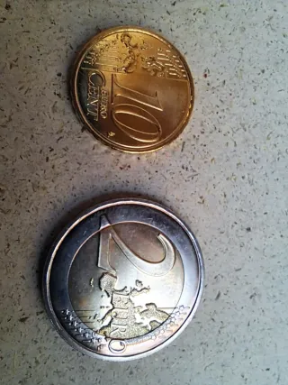 Monedas Francia Nuevo Diseño 2 euros y 10 centimos