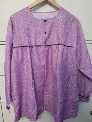 Blusón fallero mujer morado y rosa. Talla 36