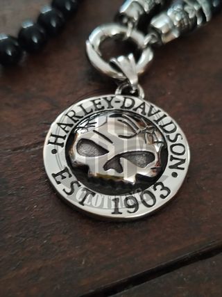Collana Harley Davidson Skull est 1903