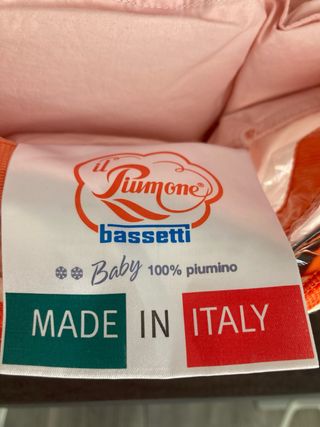 Piumino lettino Bassetti rosa