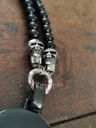 Collana Harley Davidson Teschio Nera