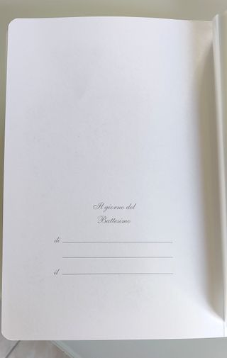 Album fotografico per Battesimo