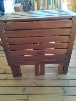 Mesa madera plegable