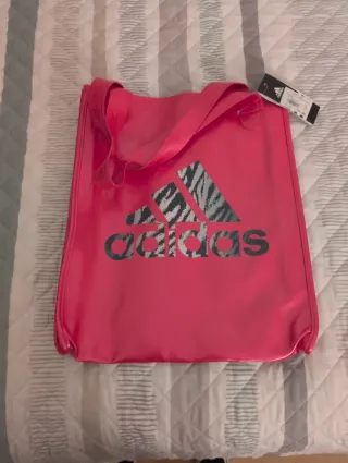 Bolso Adidas Rosa Brillante, tipo shopper