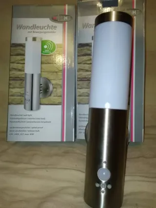 2x Applique LED con Sensore di Movimento