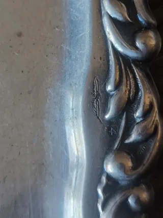 Lote 4 bandejas Pedro Durán plata ley