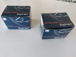 Duas abraçadeiras escape Topran