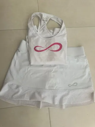 Conjunto Padel Mujer Endless Blanco Talla L
