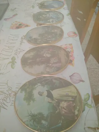 5 Cuadros Antiguos Decorativos