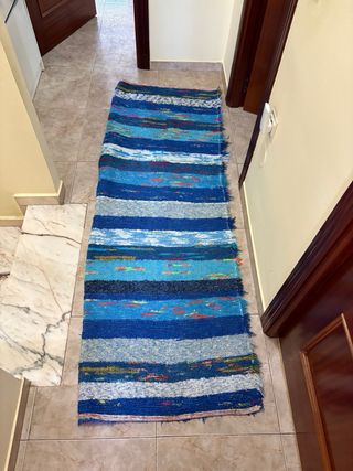 Tappeto Kilim 135x195cm Blu Multicolore