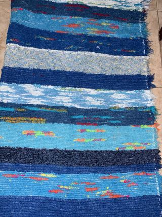 Tappeto Kilim 135x195cm Blu Multicolore