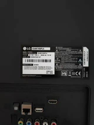 Smart TV LG 43UM7450PLA - Negro