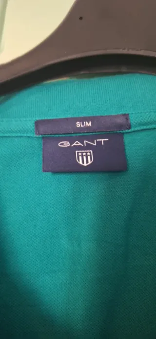 Polo GANT uomo verde azzurro taglia L