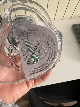 Vaso Oso Starbucks Vidrio