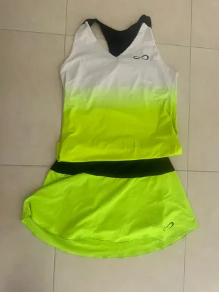 Conjunto Padel Endless Mujer Verde/Blanco