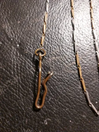 Cadena Reloj Bolsillo Oro y Plata