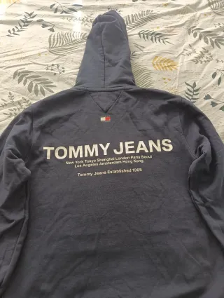 Sudadera Tommy Jeans Azul Sin Estrenar