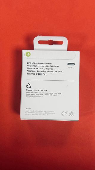 Cargador Apple USB-C 20W