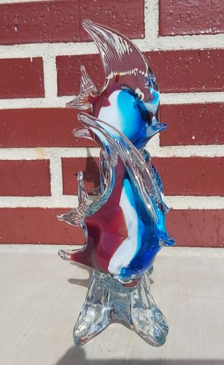 Figura 3 pesci in vetro di Murano