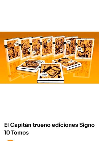 Colección completa de 10 tomos del Capitan Trueno