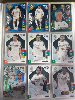 Lote cromos Real Madrid
