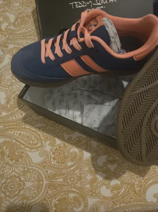 Zapatillas Teddy Smith Mujer Azul/rosa-salmón