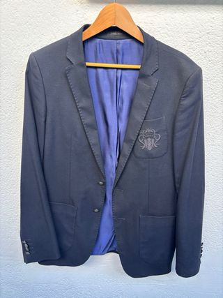 Americana Zara Azul Marino Talla 50