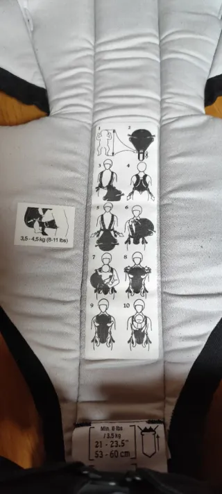 Mochila Portabebés BabyBjörn Negra