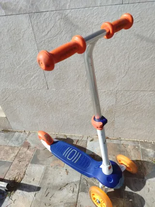 Patinete infantil 3 ruedas azul