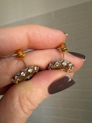 Orecchini con Lapis Lazuli e cubic zirconia