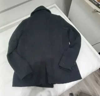 Abrigo cruzado Zara color gris