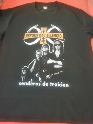 Camiseta Heroes del Silencio Talla XL