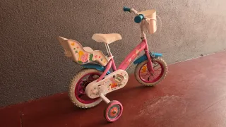 Bicicleta niña Peppa Pig 12 rosa