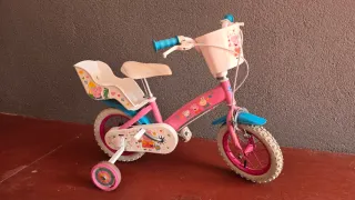 Bicicleta niña Peppa Pig 12 rosa
