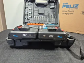 Taladro Inalámbrico con Maletín y Accesorios