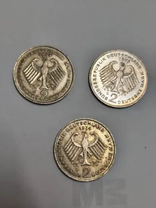Lote 12 monedas Alemania