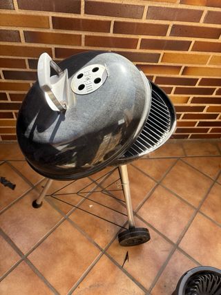 Barbacoa Weber Nero e Argento portatile