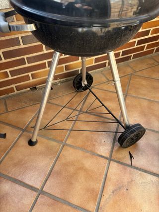 Barbacoa Weber Nero e Argento portatile