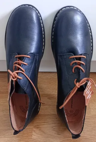 Zapatos negros de piel