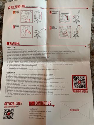 Sillón Gaming DXRacer Negro y Gris. Formula.series