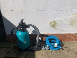 Depuradora piscina + manguera y accesorios