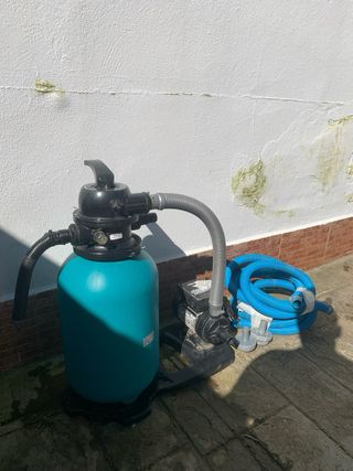 Depuradora piscina + manguera y accesorios